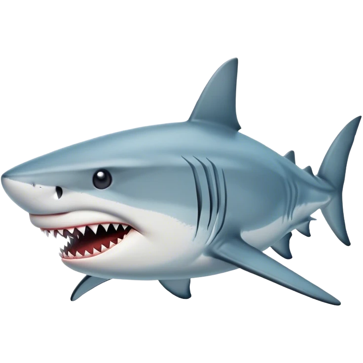 Realistic Tiger shark emoji