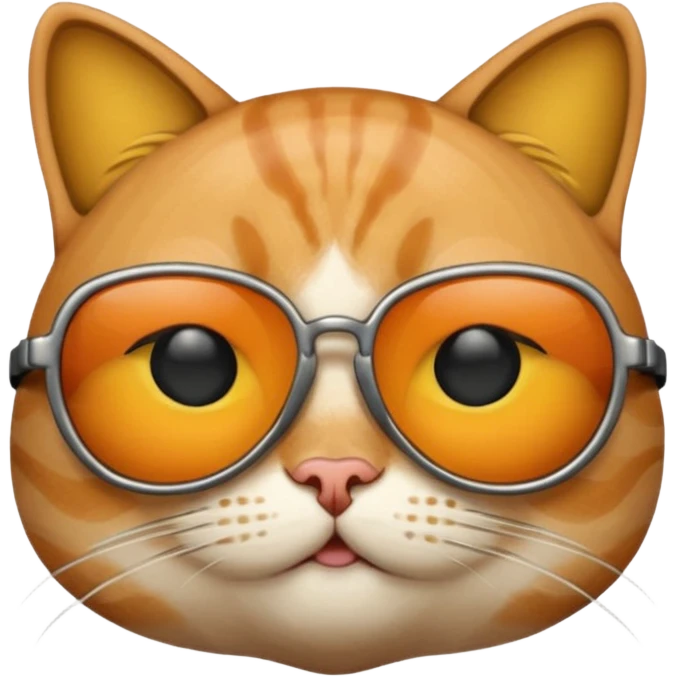 Cat wearing sunglasses emoji