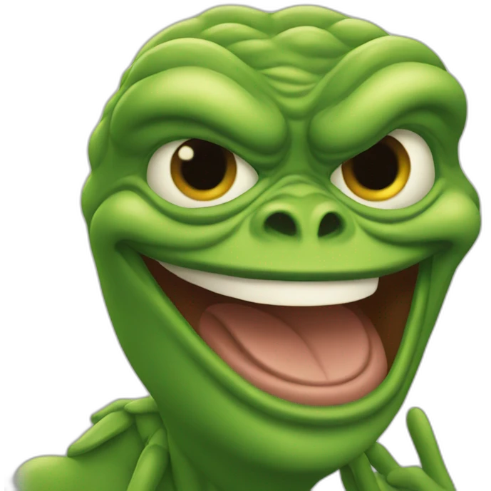 Pepe scream emoji