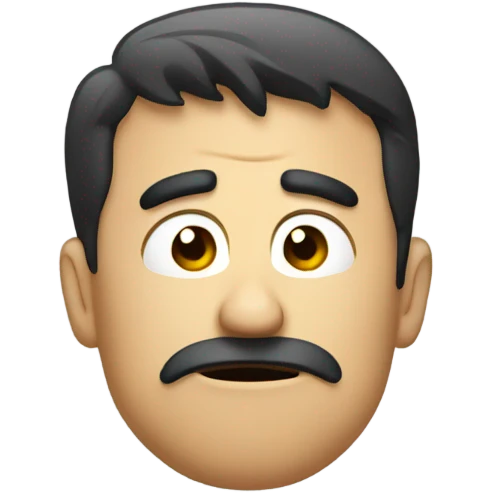 Exasperated  emoji