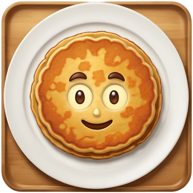 Draniki on a plate  emoji