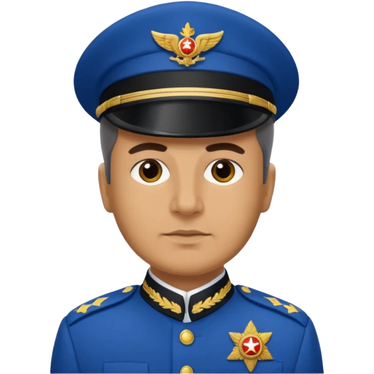Josef Tito in his iconic blue uniform emoji