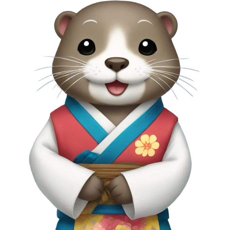 an Hanbok otter emoji