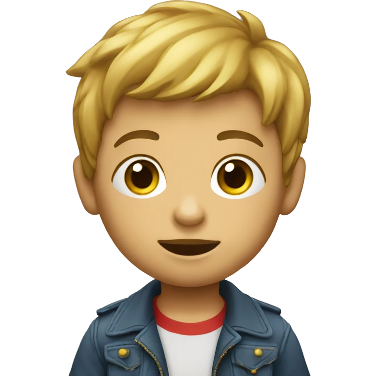 Niño con un altavoz  emoji