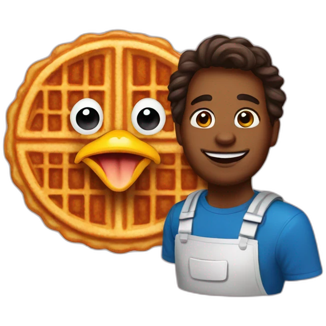 Chicken and Waffles emoji