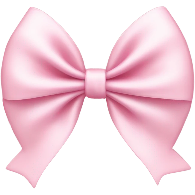Light pink bow emoji
