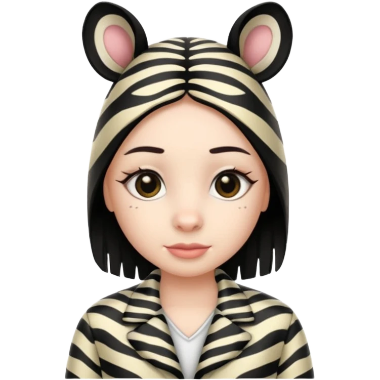 zebra Patterned Clothes  emoji