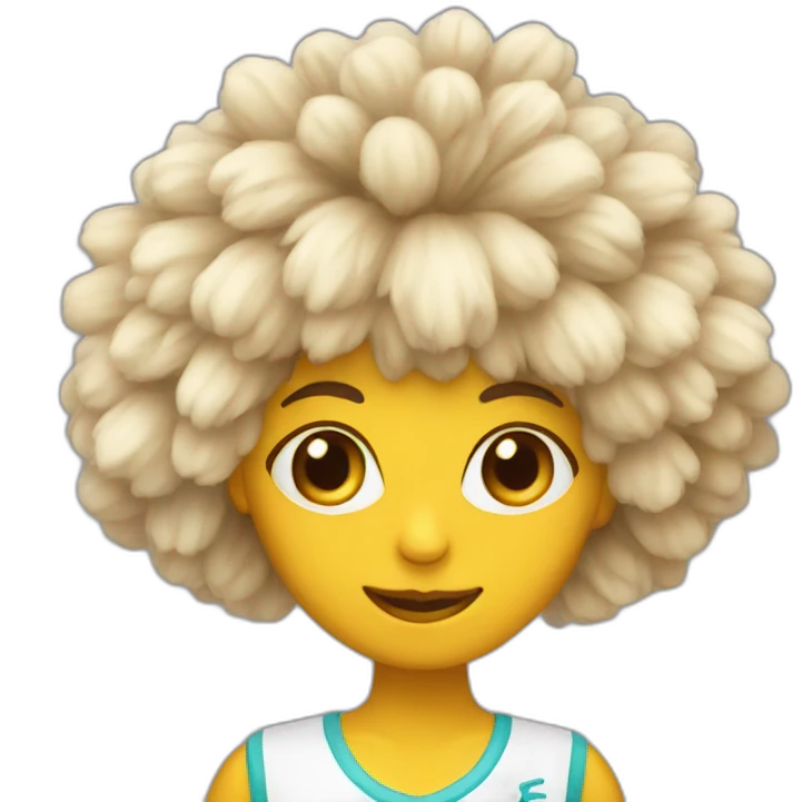 pompom girl emoji