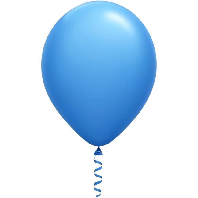 balão azul emoji