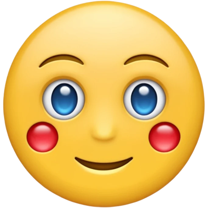 Crie um emoji da letra A na cor amarelo dentro de um círculo azul emoji