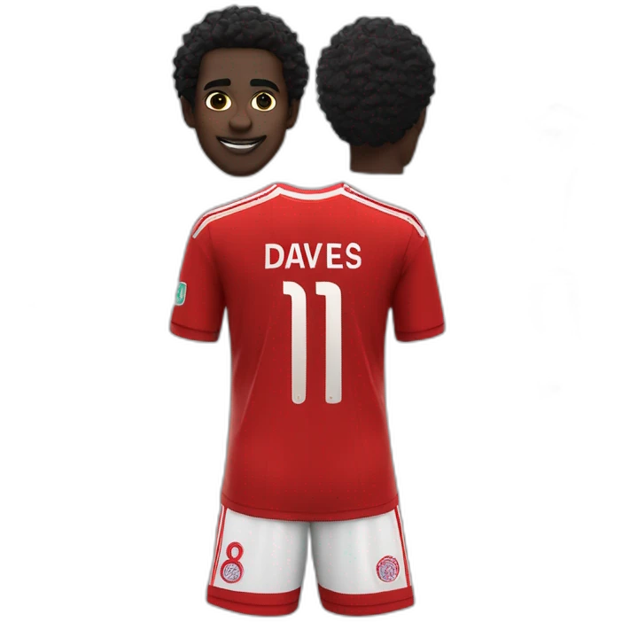 ALPHONSO DAVIES Bayern Munich jersey emoji