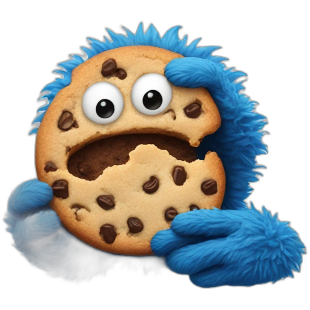 Cookie monster emoji