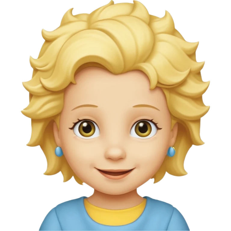 yellow baby, maggie simpson. emoji