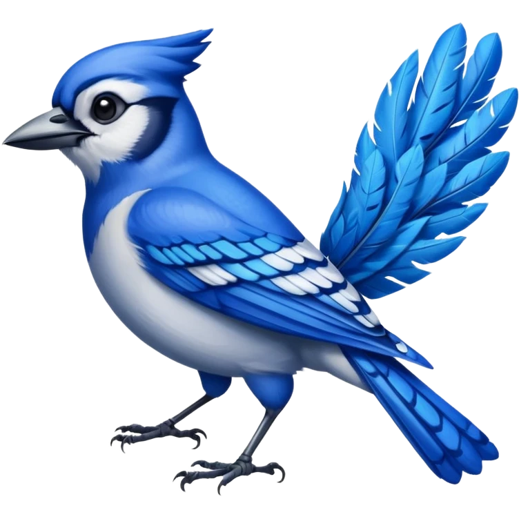 A bluejay emoji