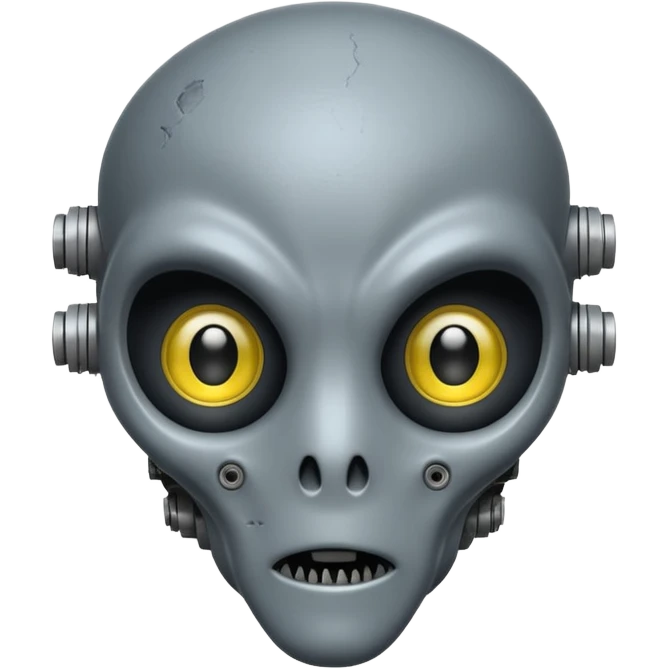 make and alien half ruined emoji