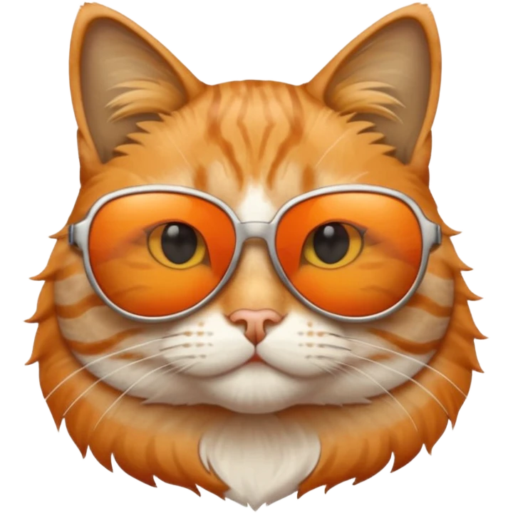 Cat wearing sunglasses emoji