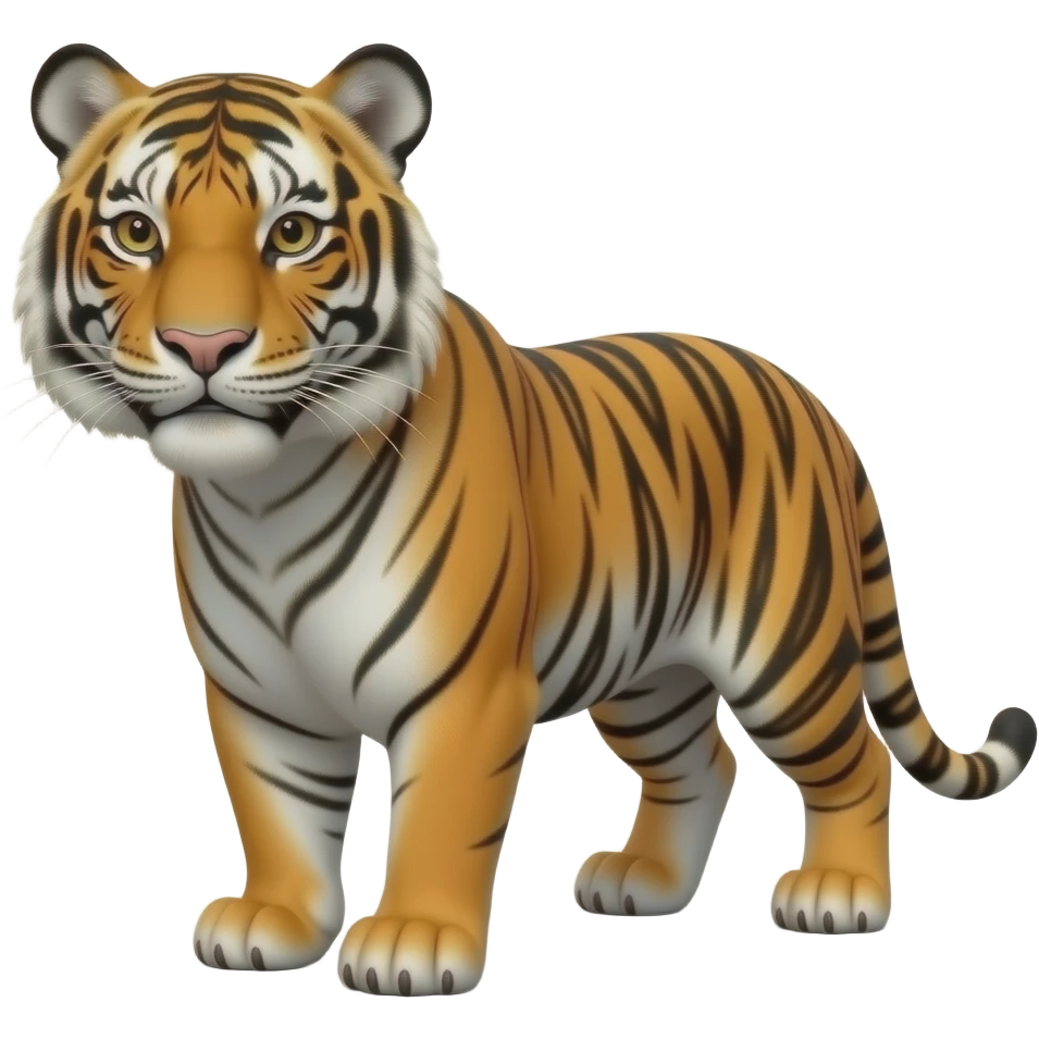 3d tiger emoji