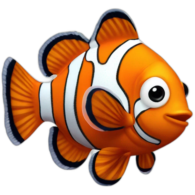 cute clownfish emoji