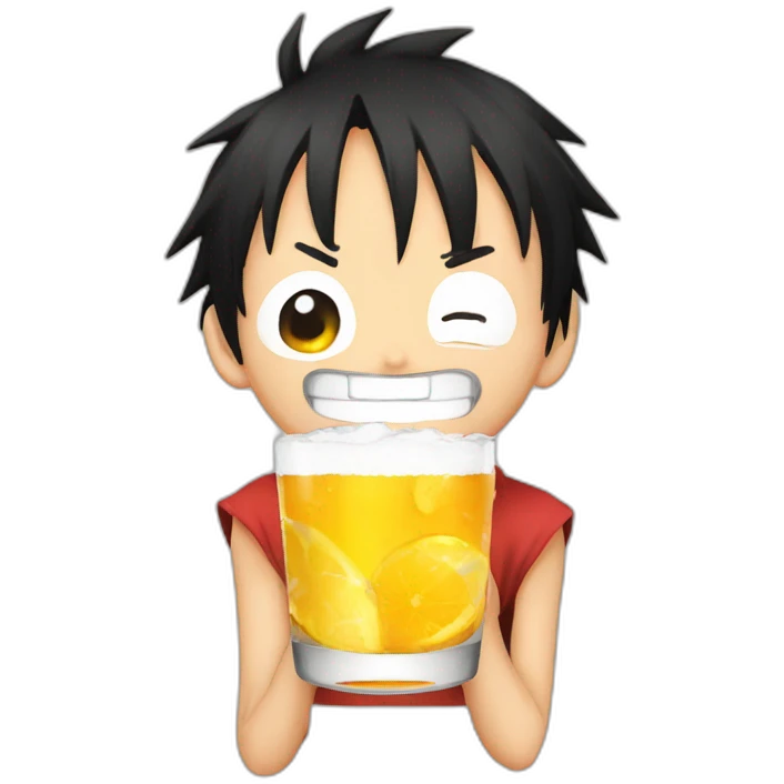 Luffy_Drink emoji
