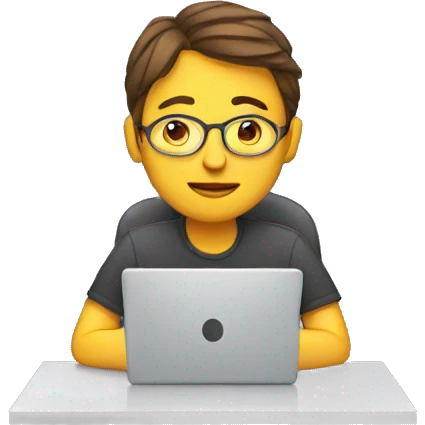  FREELANCE WRITER WITH LAPTOP emoji