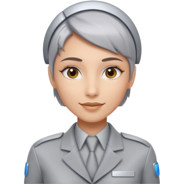 Futuristic Customer Service Agent  emoji