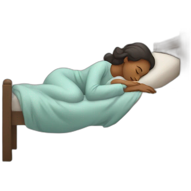 sleeping women emoji