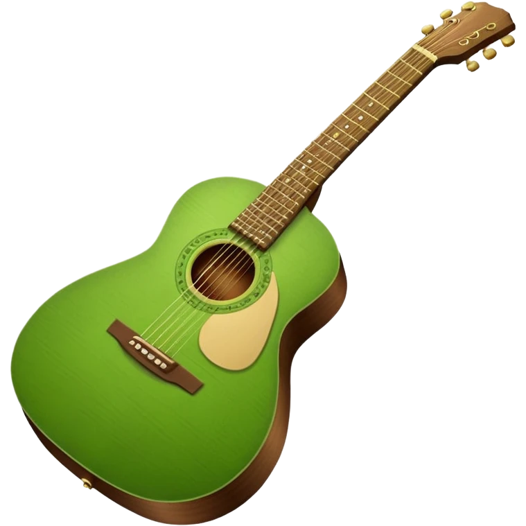 green guitar emoji