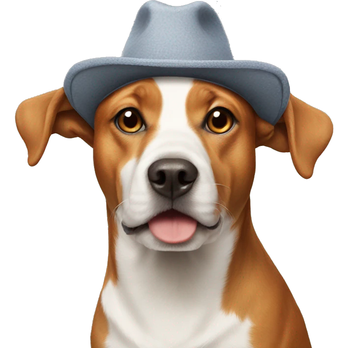 Dog hat chicken emoji