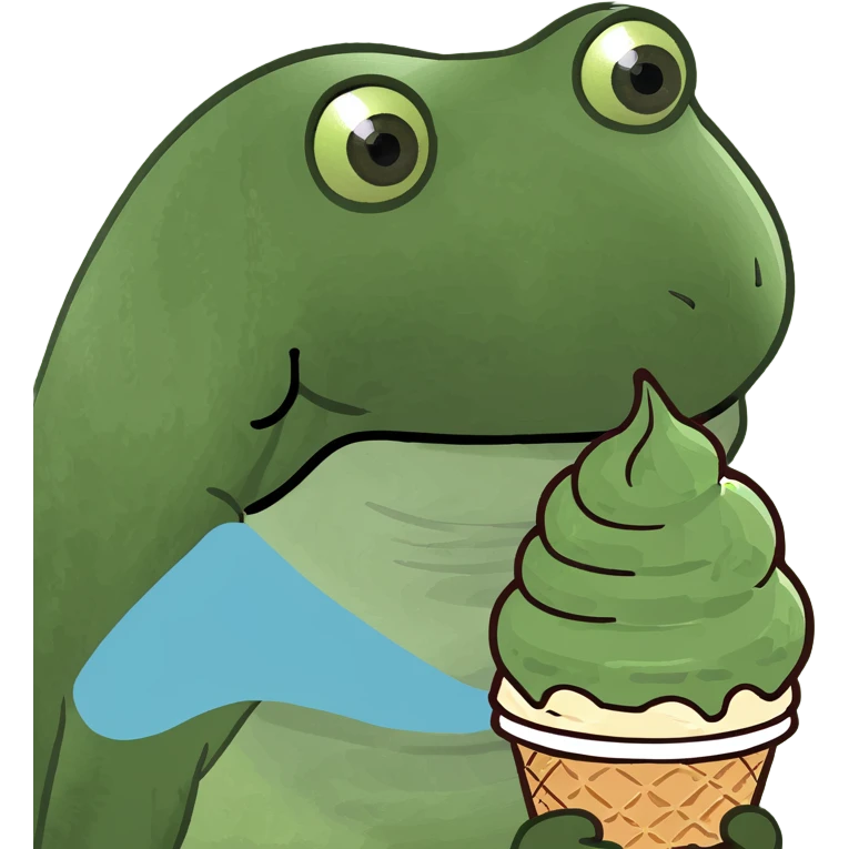 Poop on ice cream emoji