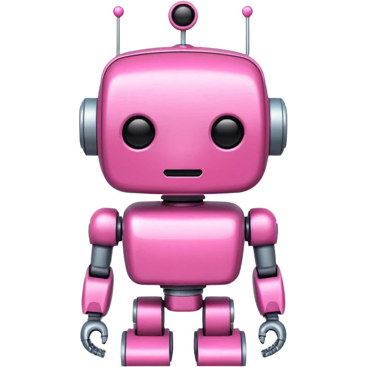 pink robot  emoji