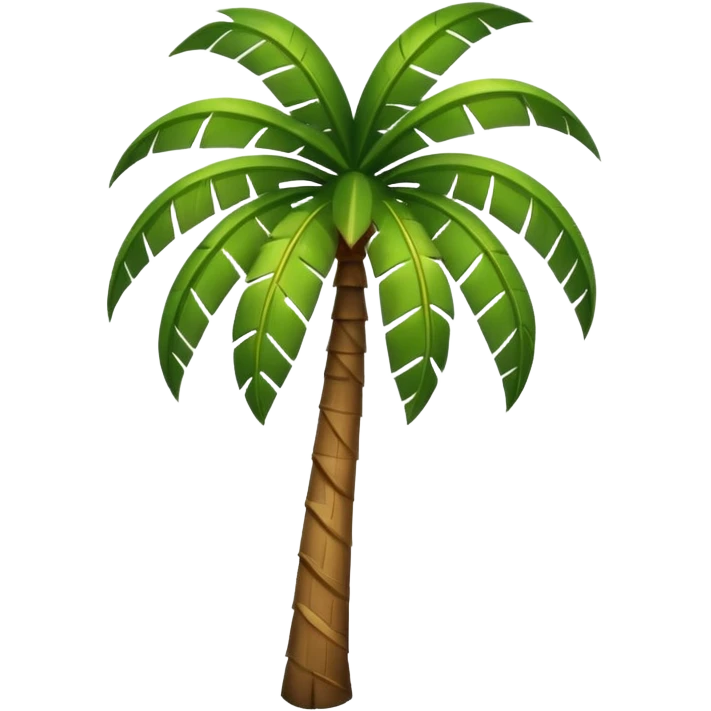 A palm tree emoji emoji