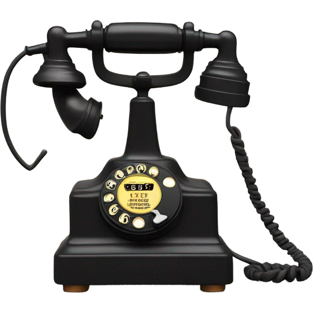 Old phone emoji