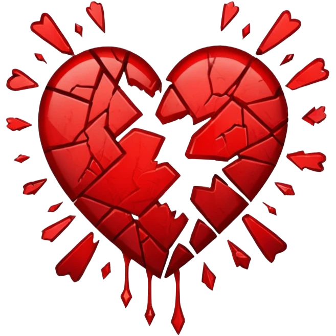 Broken heart emoji