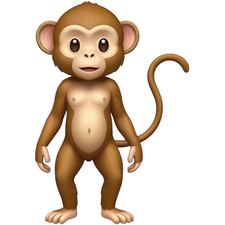 Hip hop  full body monkey emoji
