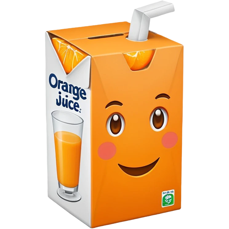 orange juice box emoji