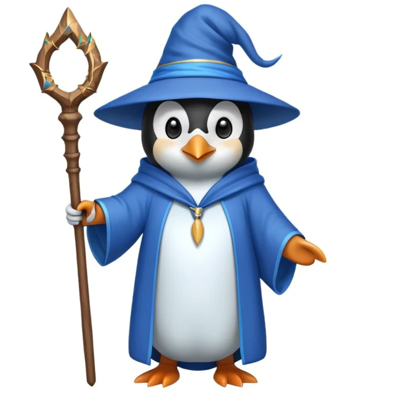 Penguin Wizard emoji