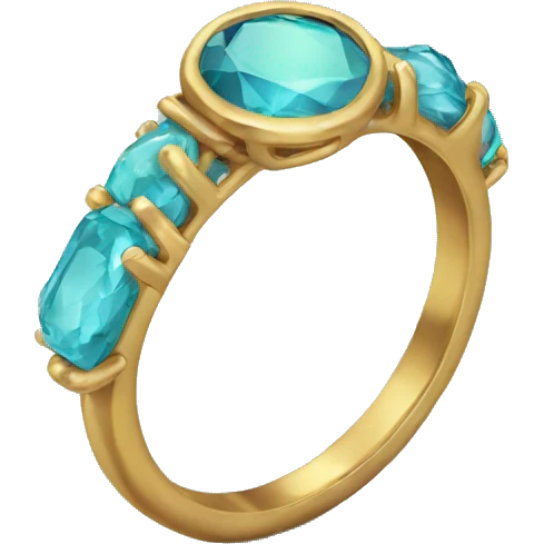 single stone ring emoji