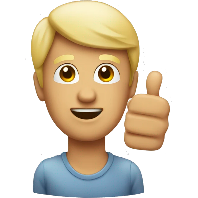 konstatin shows thumbs up emoji
