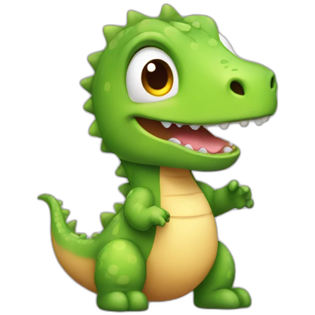Cute dino emoji