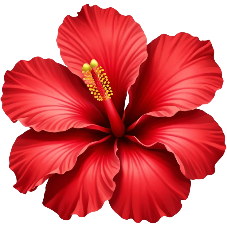 Hibiscus flower  emoji