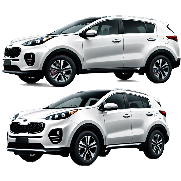 Kia Sportage 2017 black emoji