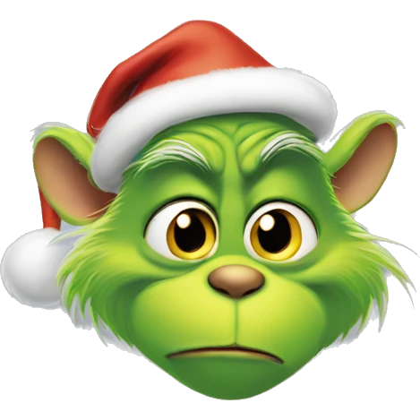 Grinch mouse emoji