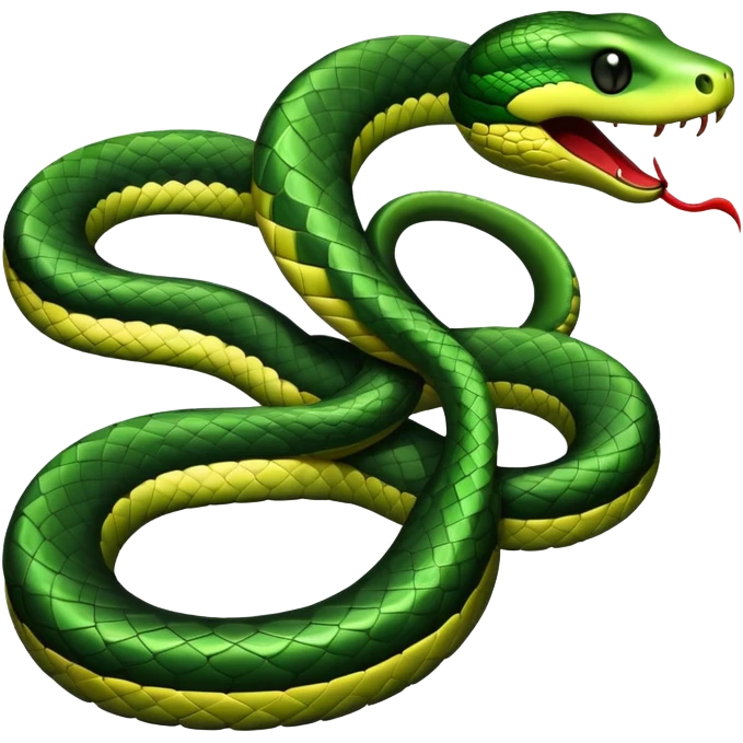 Nasty snake  emoji