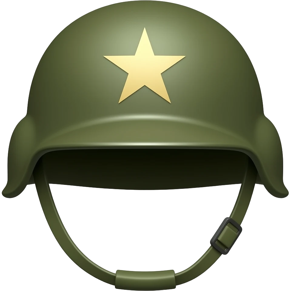 military helmet emoji