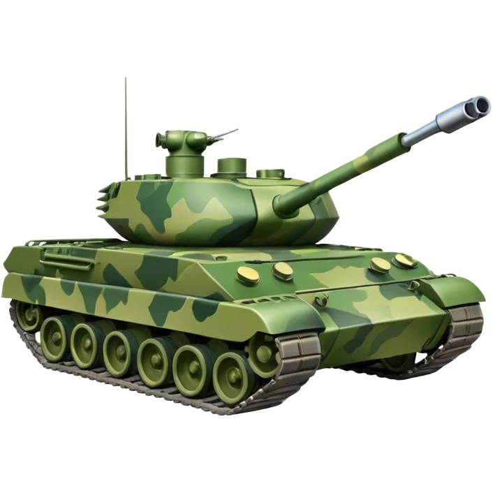 Military tank emoji