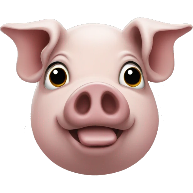 Black pig emoji