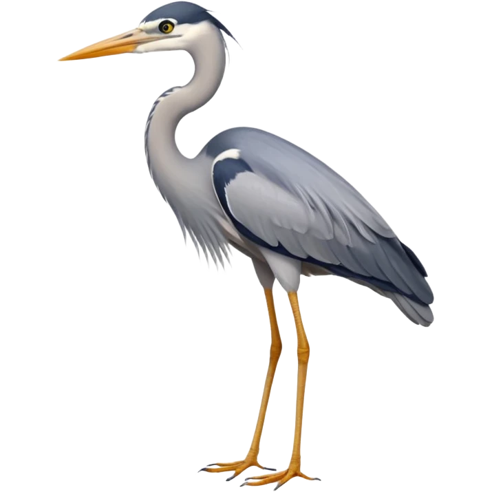 Grey Heron emoji