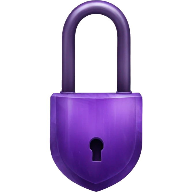 amethyst padlock emoji
