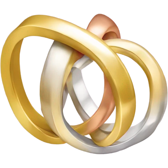 cartier trinity ring emoji
