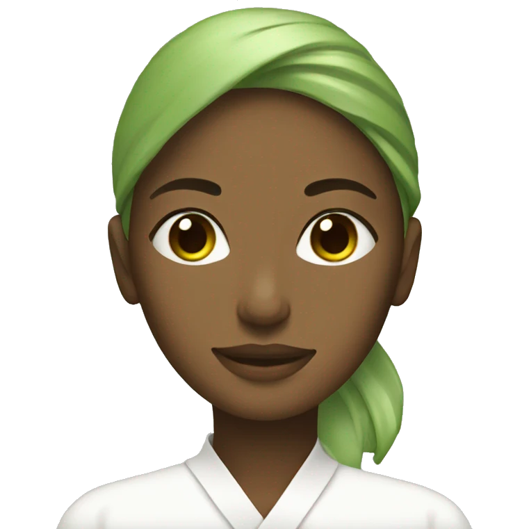 Women with Matcha emoji